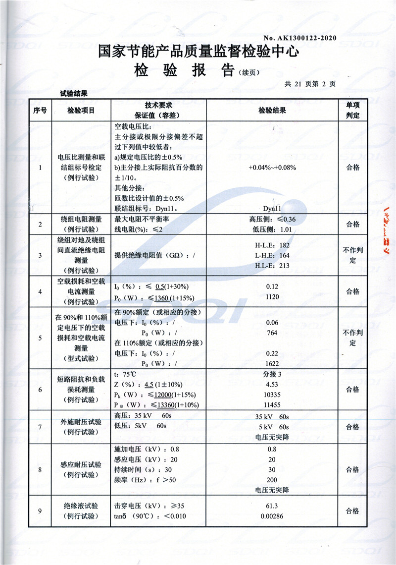 高低压试验报告-S11-1250市中市中市中油浸式变压器-2.jpg